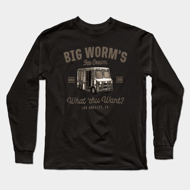 big worm black white Long Sleeve T-Shirt by FROGlucu